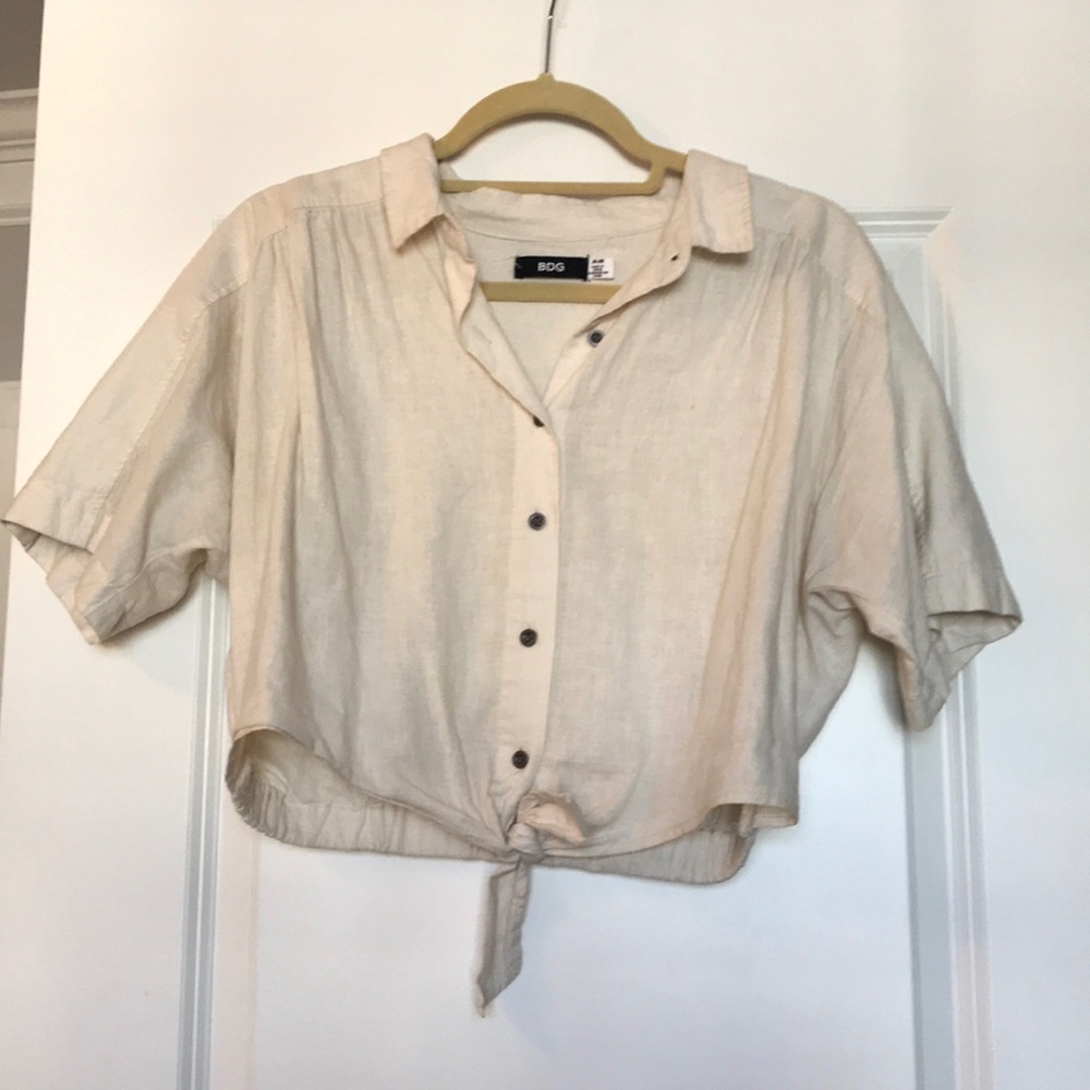 Urban outfitters linen top